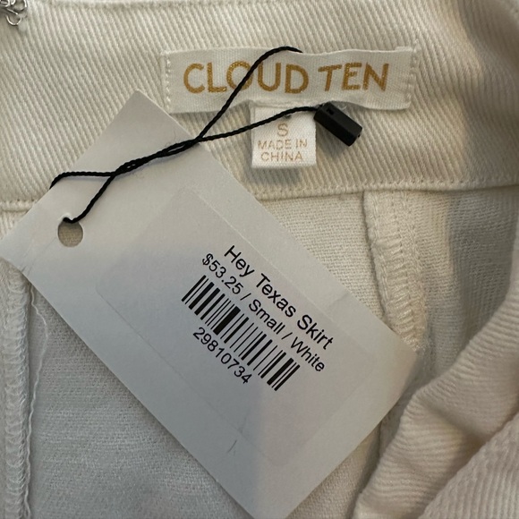 NWT hey Texas white skirt - Picture 5 of 5